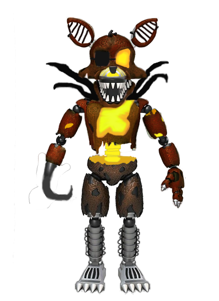 Funko Grim Foxy Action Figure (Fan-Made Edit) by MrFrostFox on