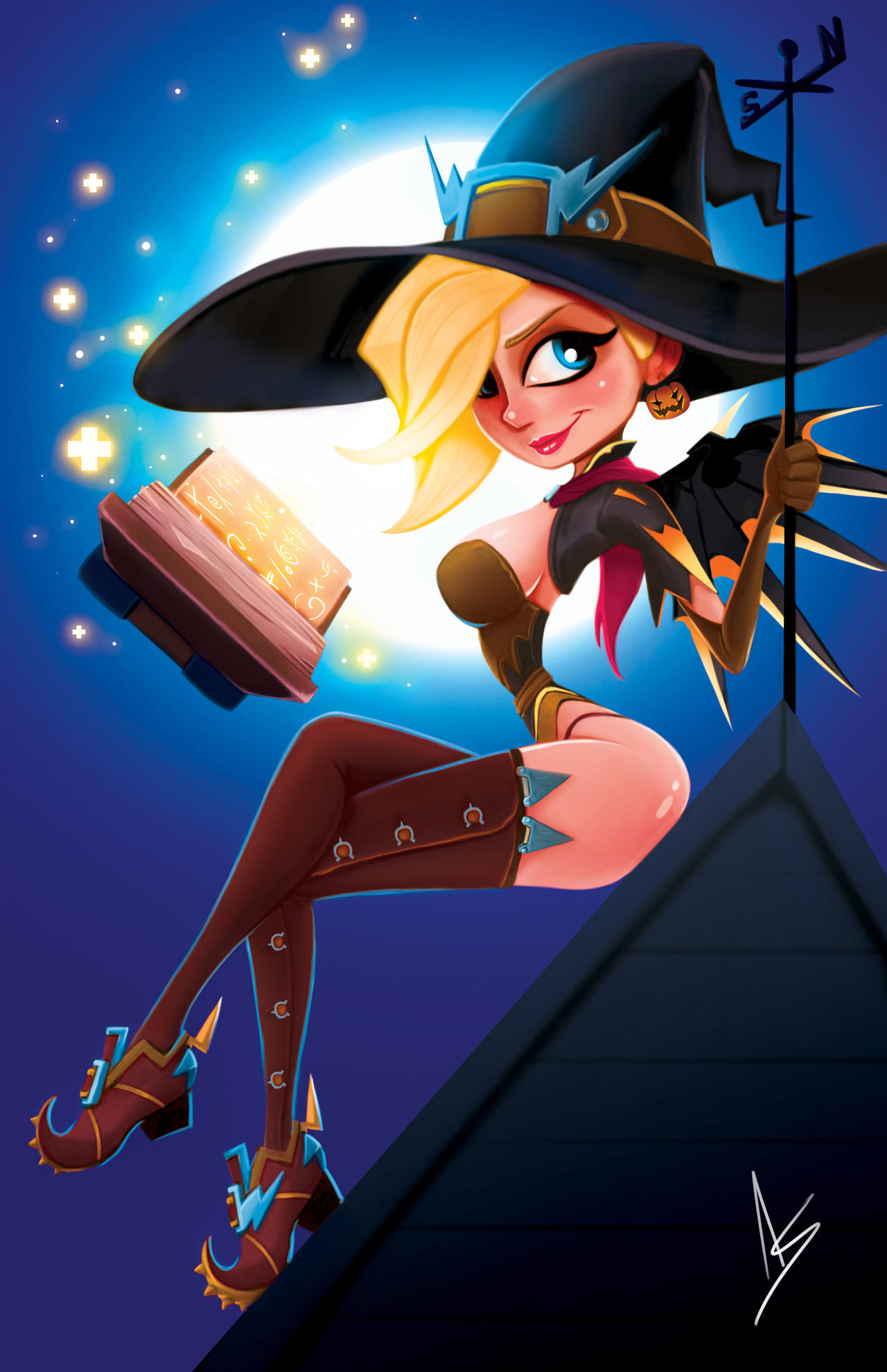 Mercy Pinup - Halloween