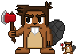 Grumpy Beaver by PixelPencilGuy on DeviantArt