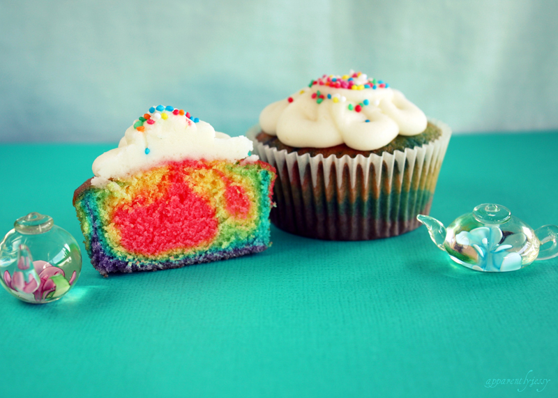 Rainbow Cupcakes