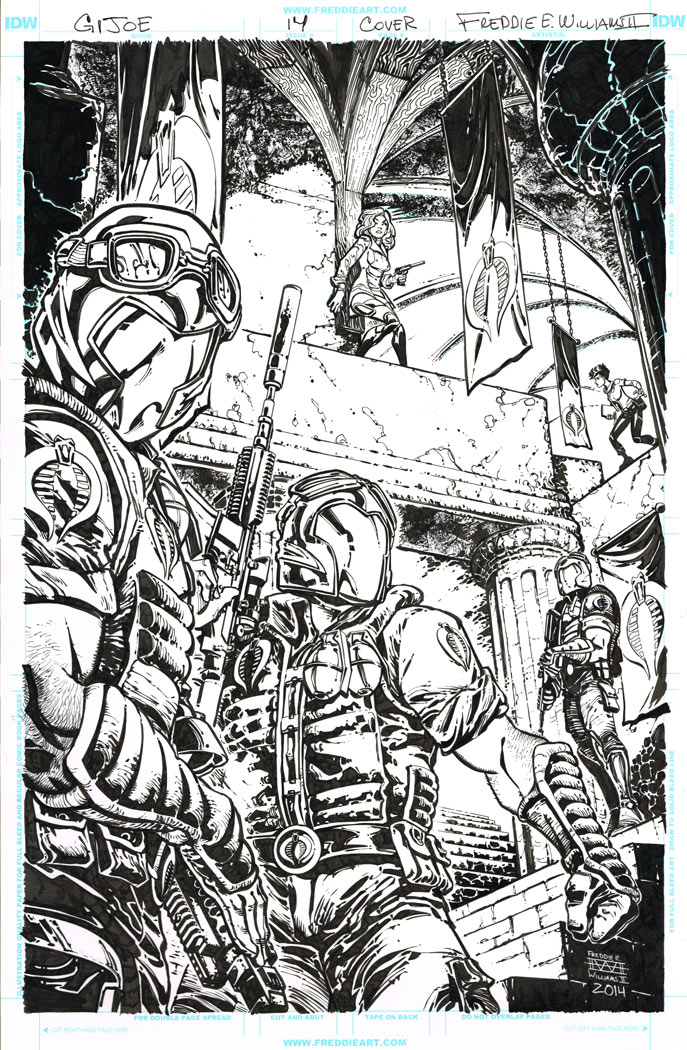 IDW G.I Joe #14 Cover WIP (Finished)