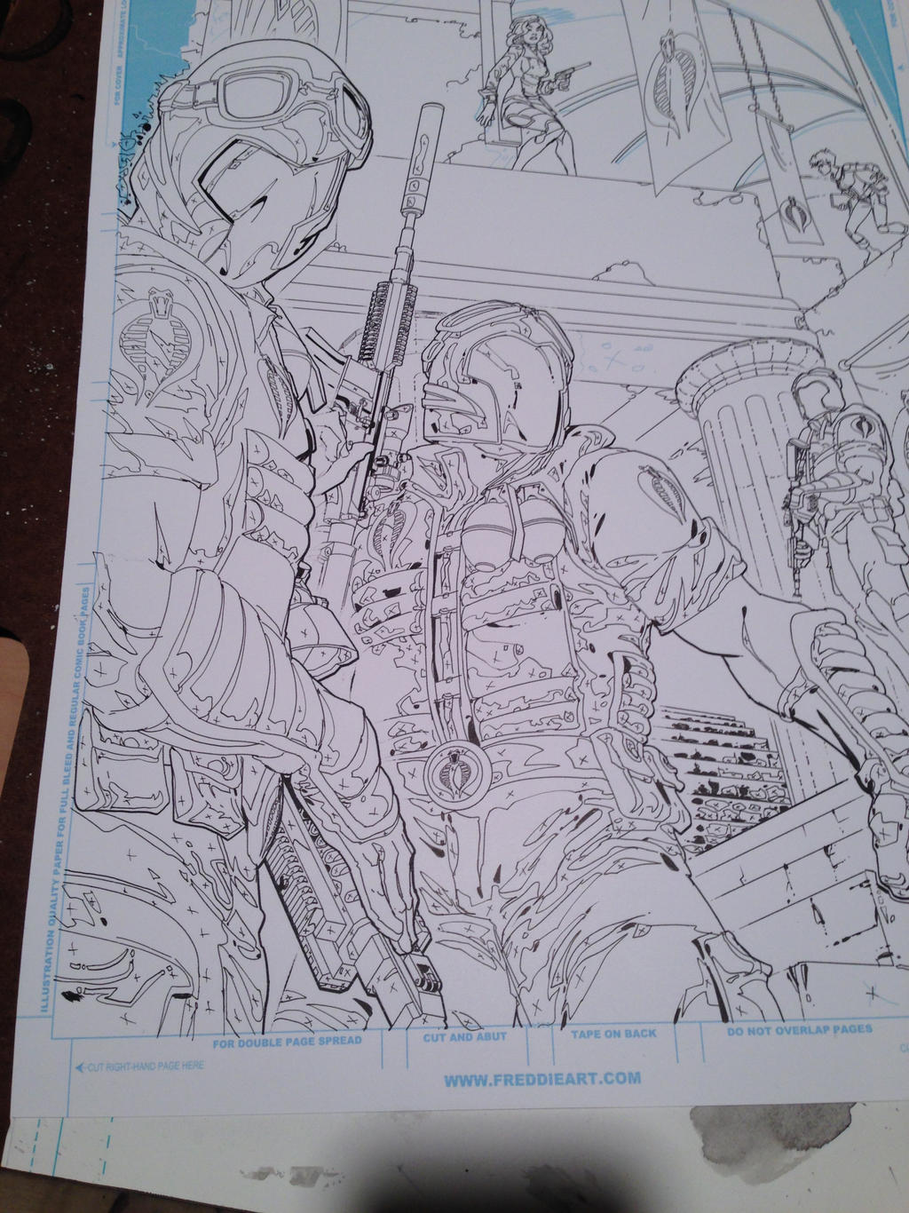 G.I Joe #14 Cover WIP 4