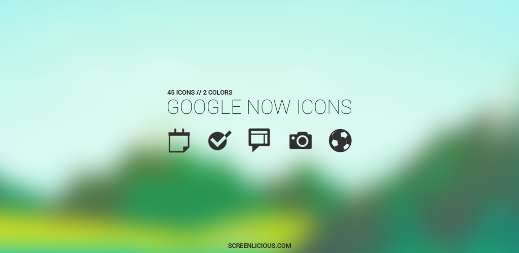 Google Now Icons