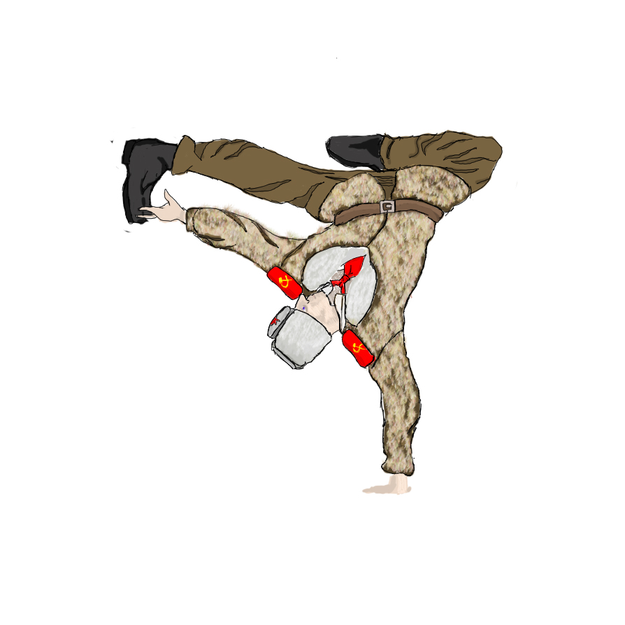 breakdancing soviet soldier by ICTG4U