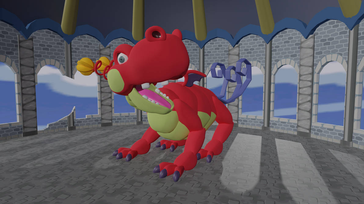 Hooktail 3D Model by TheZoroark007 on DeviantArt