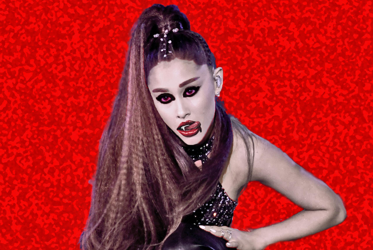Ariana Grande Vampire by creviceart on DeviantArt
