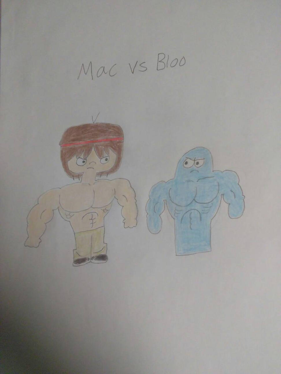 Mac vs Bloo by inunn0549 on DeviantArt