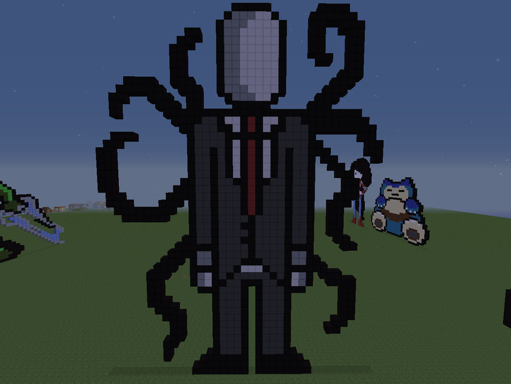 Slenderman Pixel Art by GoDzFuRy on DeviantArt