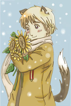 Russia and his Sunflowers