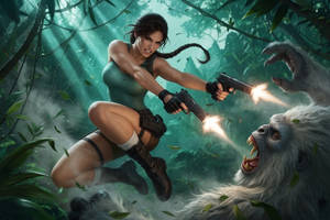 True Lara Croft Wallpaper