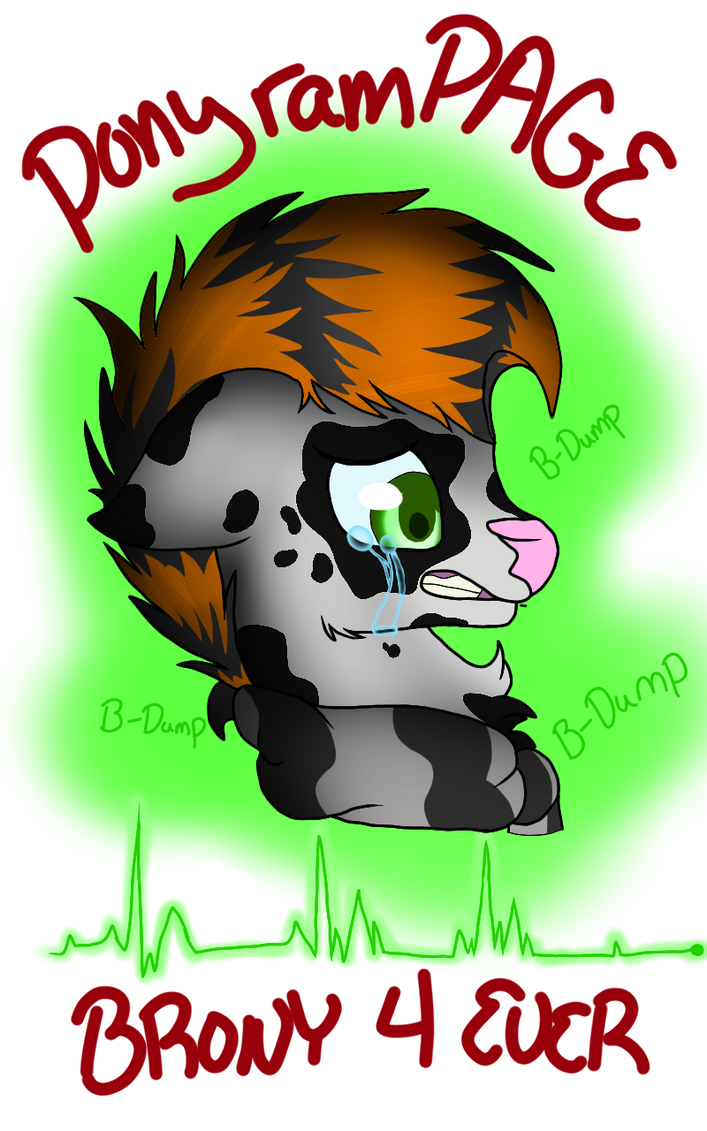 ponyramPAGE Brony 4 Ever Print by ponyramPAGE on DeviantArt