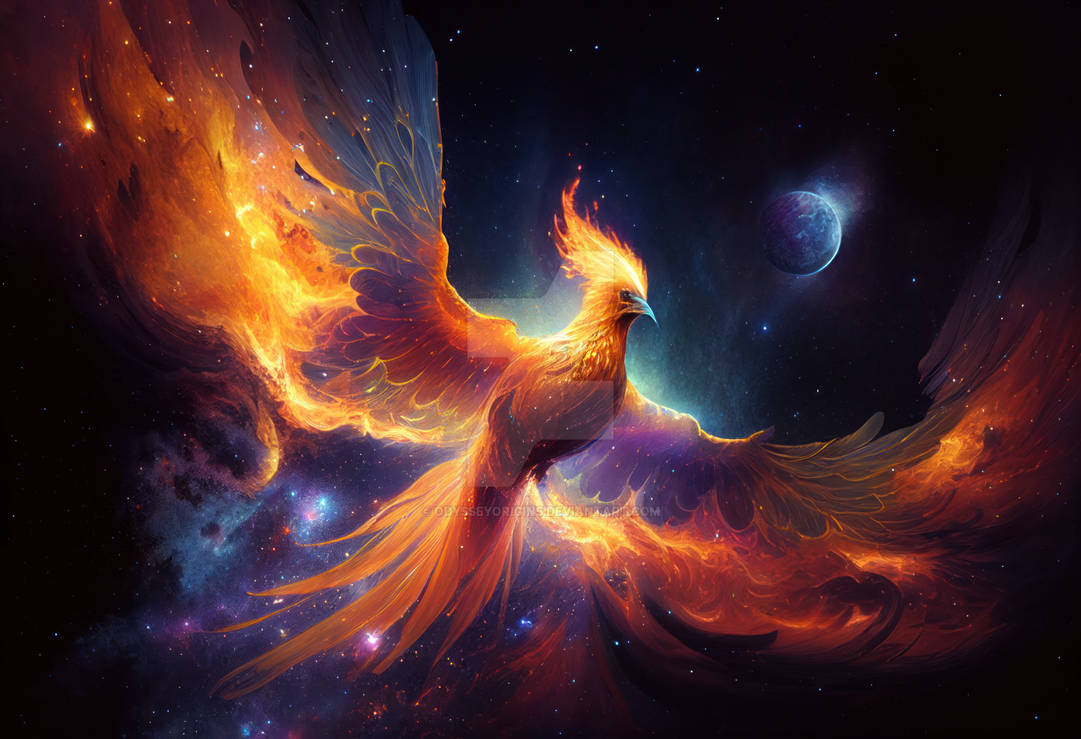 GALACTIC REAWAKENING': Phoenix in Space by OdysseyOrigins on DeviantArt