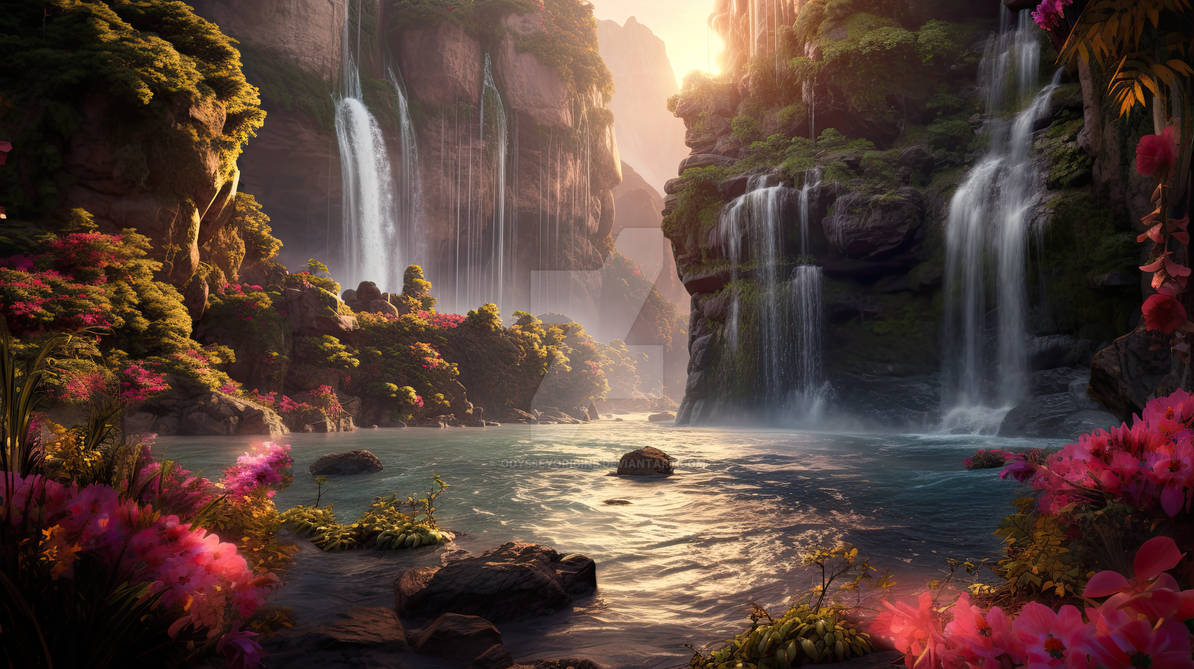 Dynamic Nature Setting Dynamic Rapids: Nature's Power by OdysseyOrigins on DeviantArt