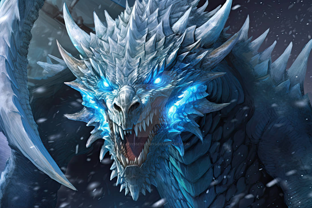 Cold Blaze Portrait Of An Ice Dragon By OdysseyOrigins On DeviantArt cold-blaze-portrait-of-an-ice-dragon-by-odysseyorigins-on-deviantart