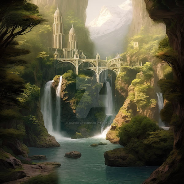 Rivendell Revealed: An Ethereal Elven Oasis by OdysseyOrigins on DeviantArt Rivendell Revealed: An Ethereal Elven Oasis by OdysseyOrigins on DeviantArt