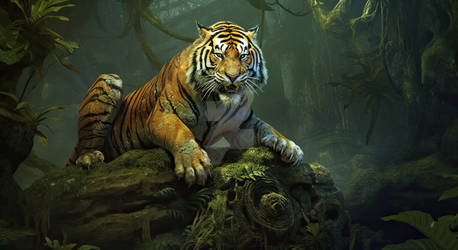 Majestic Guardian: The Intimidating Tiger