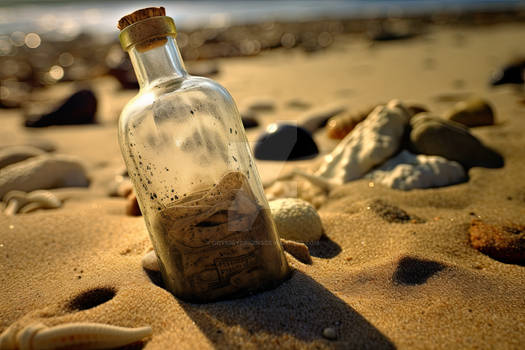 Message in a Bottle: Sea's Silent Whisper