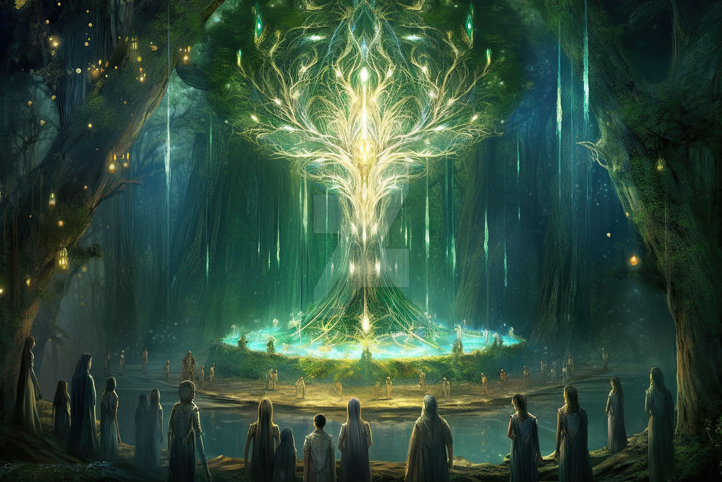 giant glowing tree of life by xRebelYellx on DeviantArt