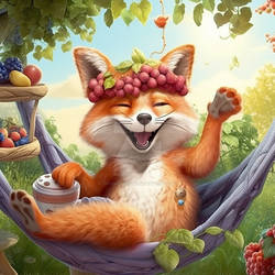 Hilarious Garden Adventure: Foxs Quest for Grapes