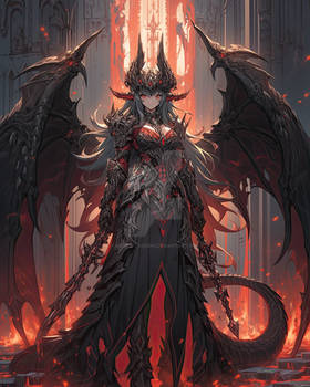 Ruby-Eyed Temptation: Diablo's Succubus in Flame