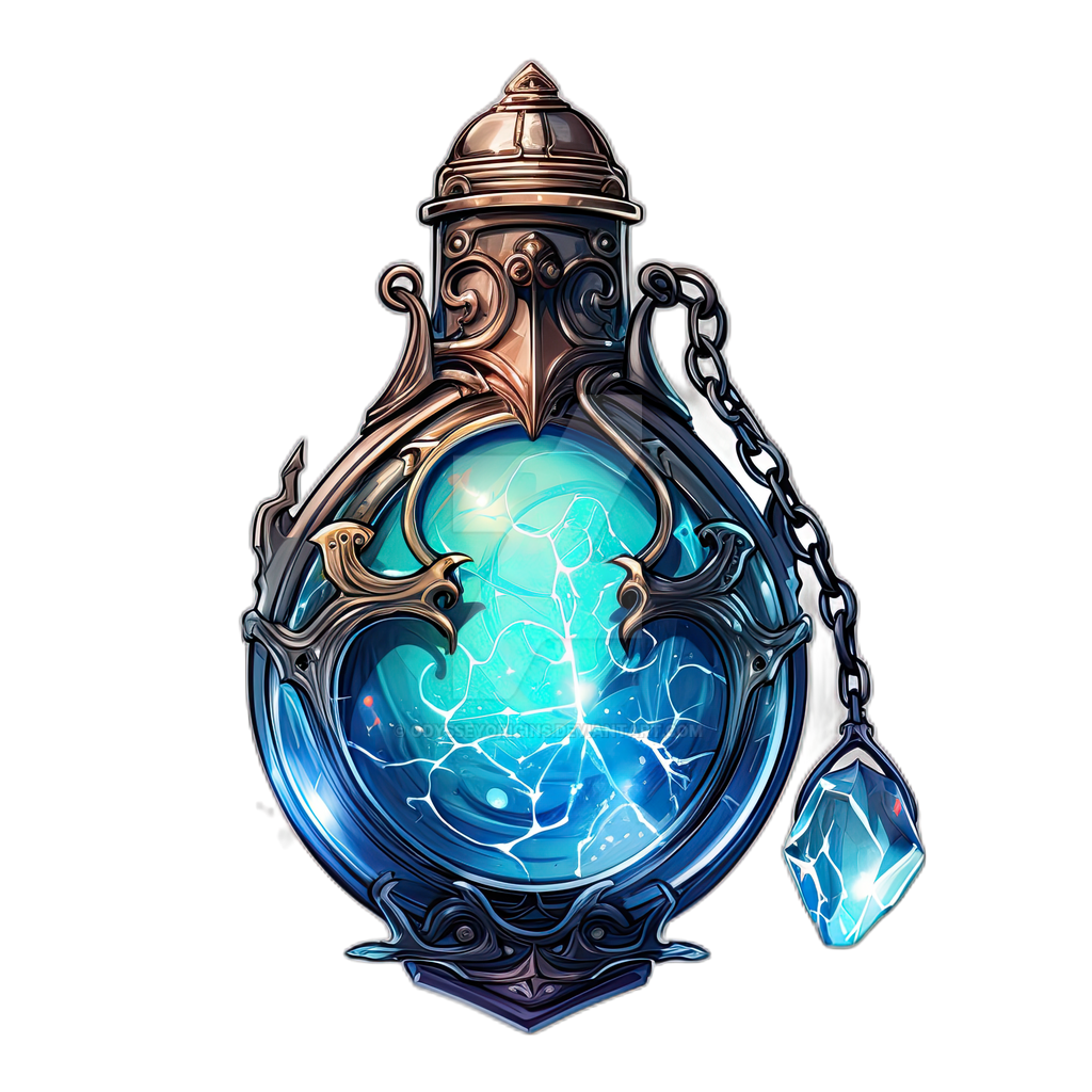 Azure and Gold: Crystal Elixir by OdysseyOrigins on DeviantArt