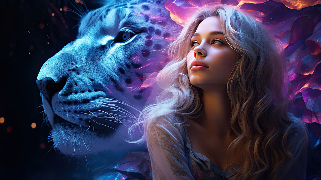 Azure Lumina Tiger's Keeper by OdysseyOrigins on DeviantArt