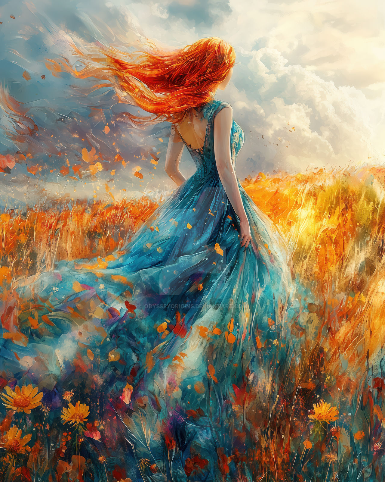 Weather Wind Spring Deviantart Whispers of the Spring Wind by OdysseyOrigins on DeviantArt