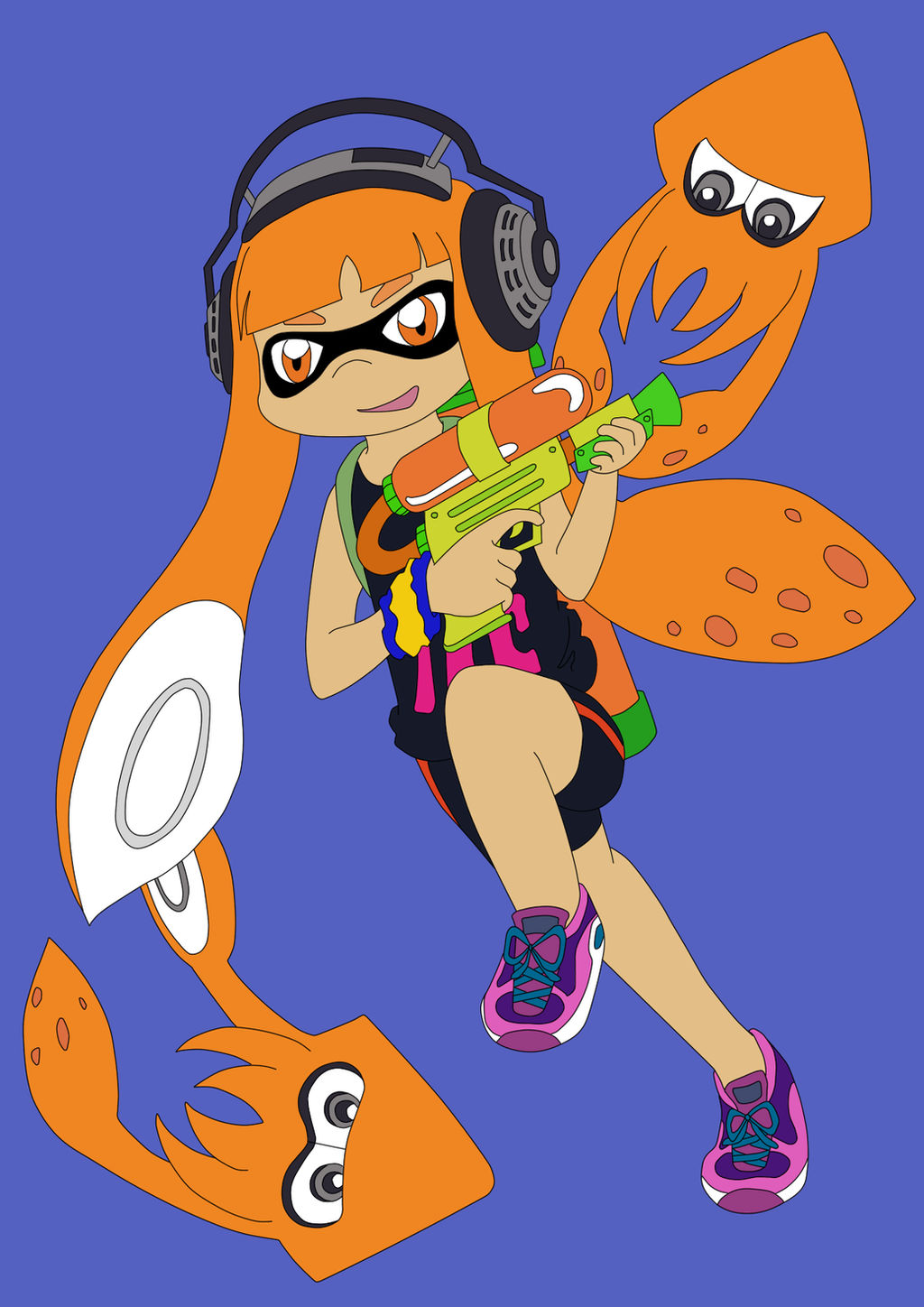 Inkzilla Inkling Inkling by M-Knight-SH on DeviantArt