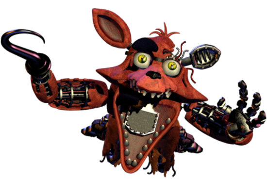 Withered Foxy Alternate Jumpscare transparent background PNG clipart