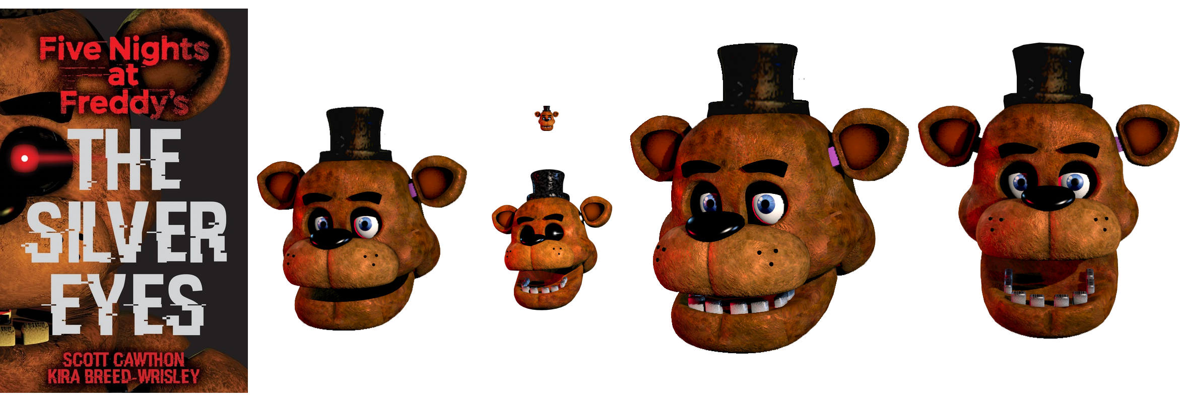 Withered Freddy Comparison by YinyangGio1987 on DeviantArt