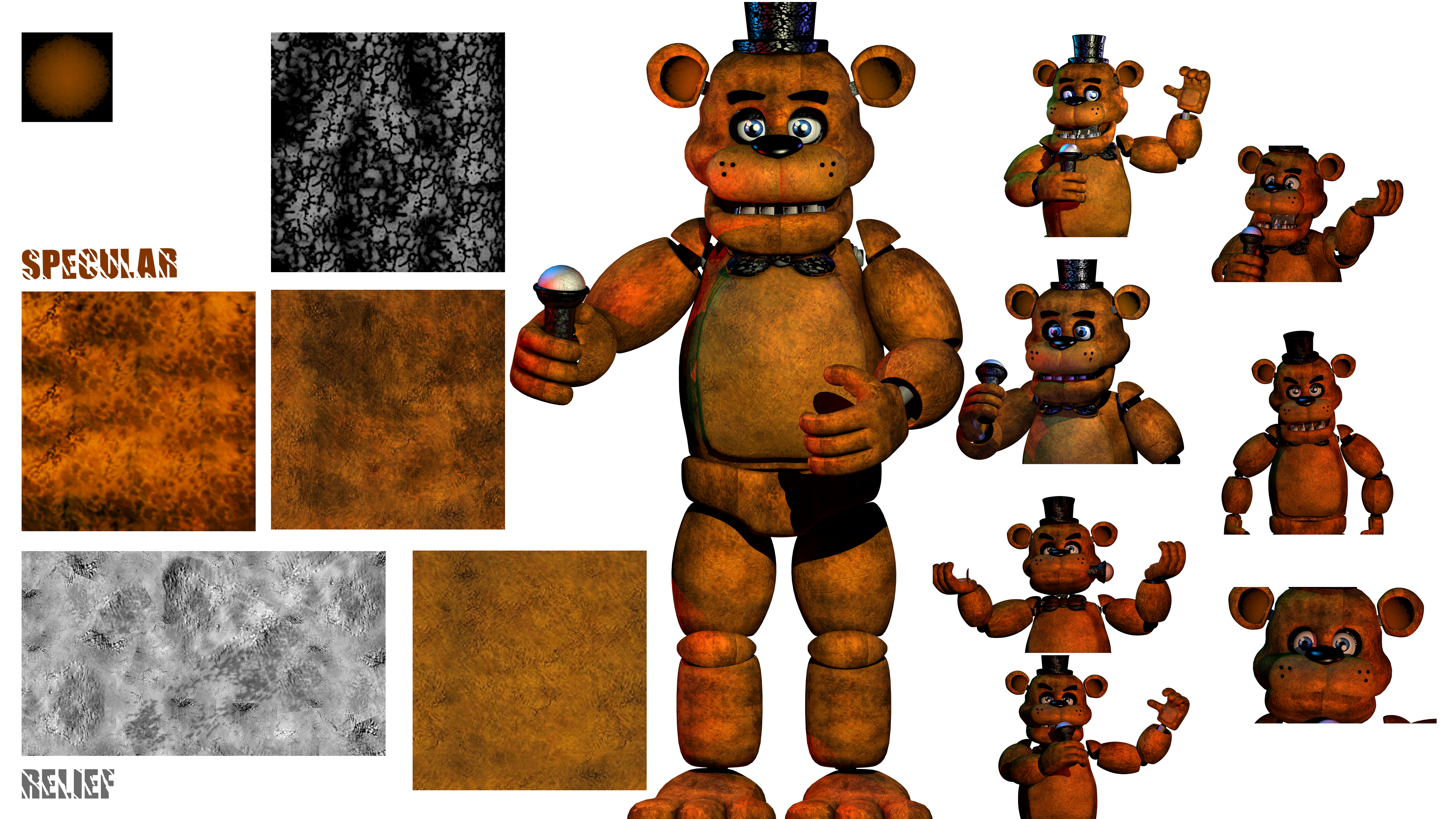 EditsWithered Freddy PNG by YinyangGio1987 on DeviantArt