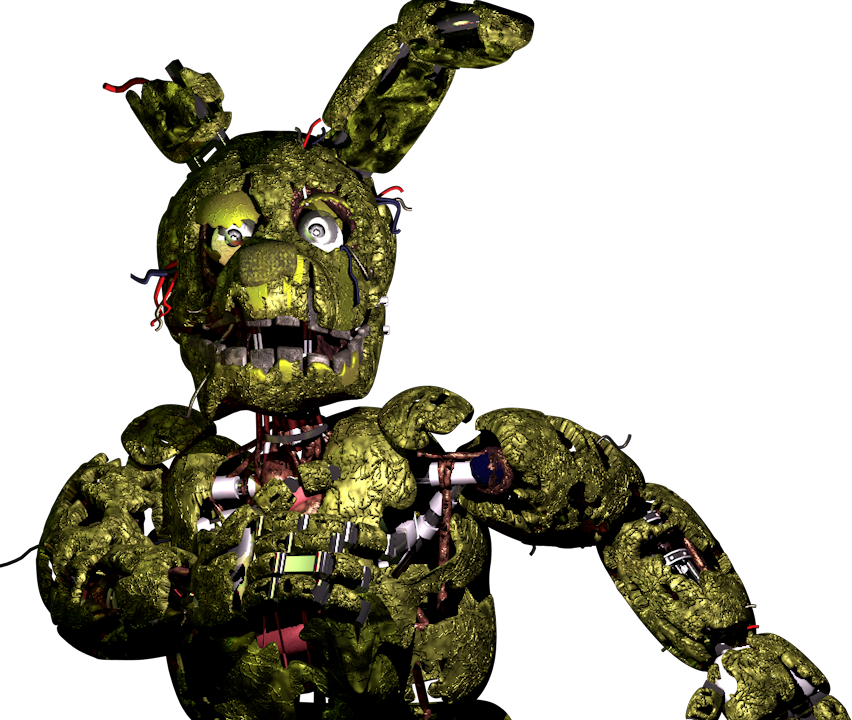 Springtrap (afterthefire) Texture Test by YinyangGio1987 on DeviantArt