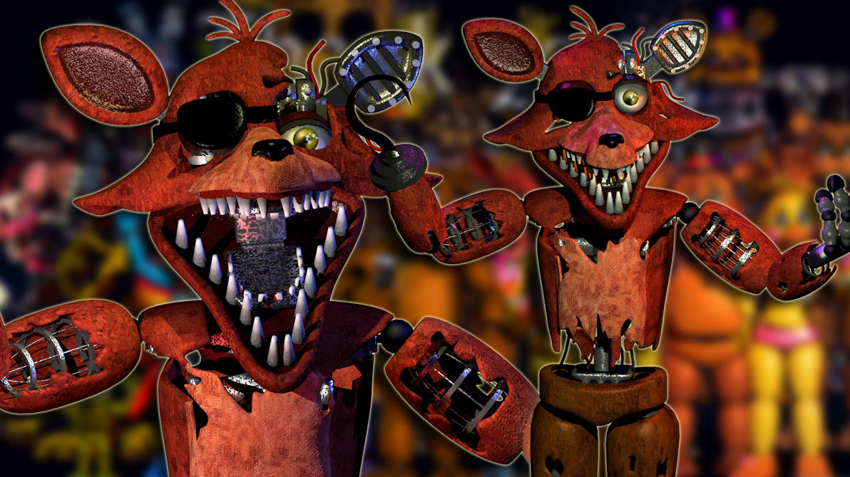 Withered Foxy New Textures! by YinyangGio1987 on DeviantArt