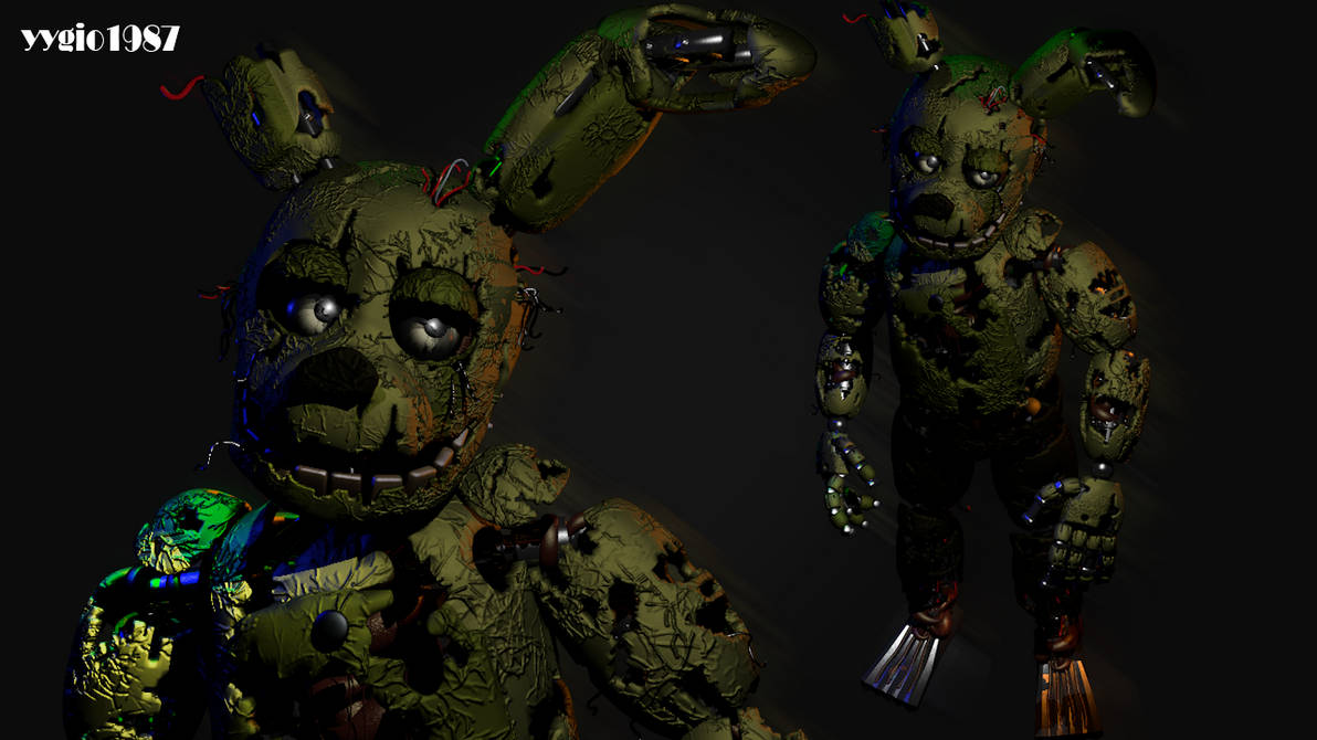 Fixed Springtrap by YinyangGio1987 on DeviantArt