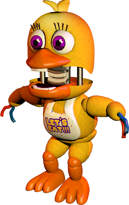 W Chica head by YinyangGio1987 on DeviantArt