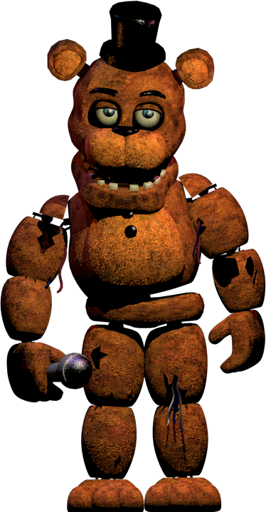 Withered Freddy New Textures Full Body By Yinyanggio1987 On Deviantart