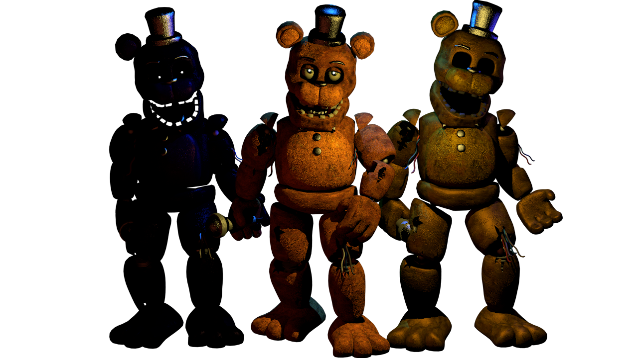 Withered Freddy Nuevas Texturas png