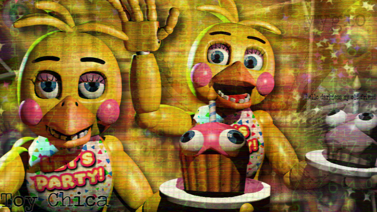 C4D Withered Chica New textures! by YinyangGio1987 on DeviantArt