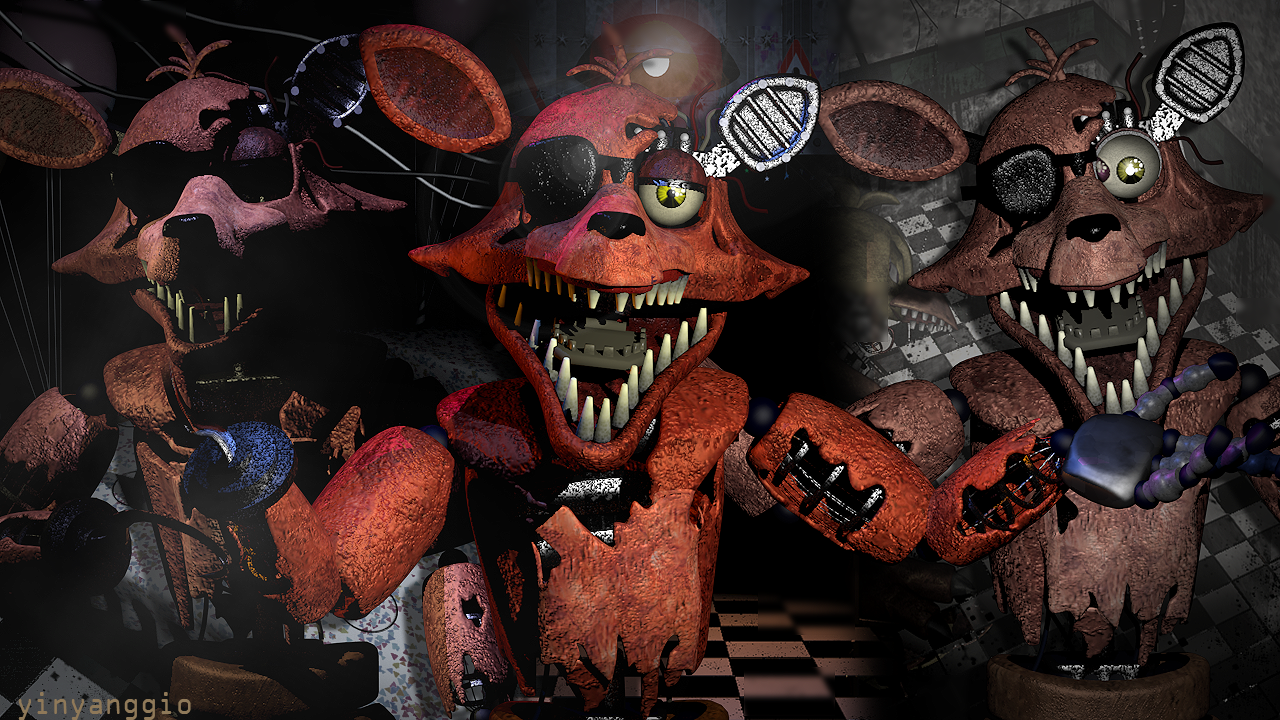 Fixed Withered Foxy (EDIT) by b0iman69 on DeviantArt