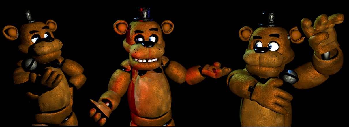 Freddy Fazbear Blueprint, by JohnnyNguyenn by JohnnyNguyenn on DeviantArt