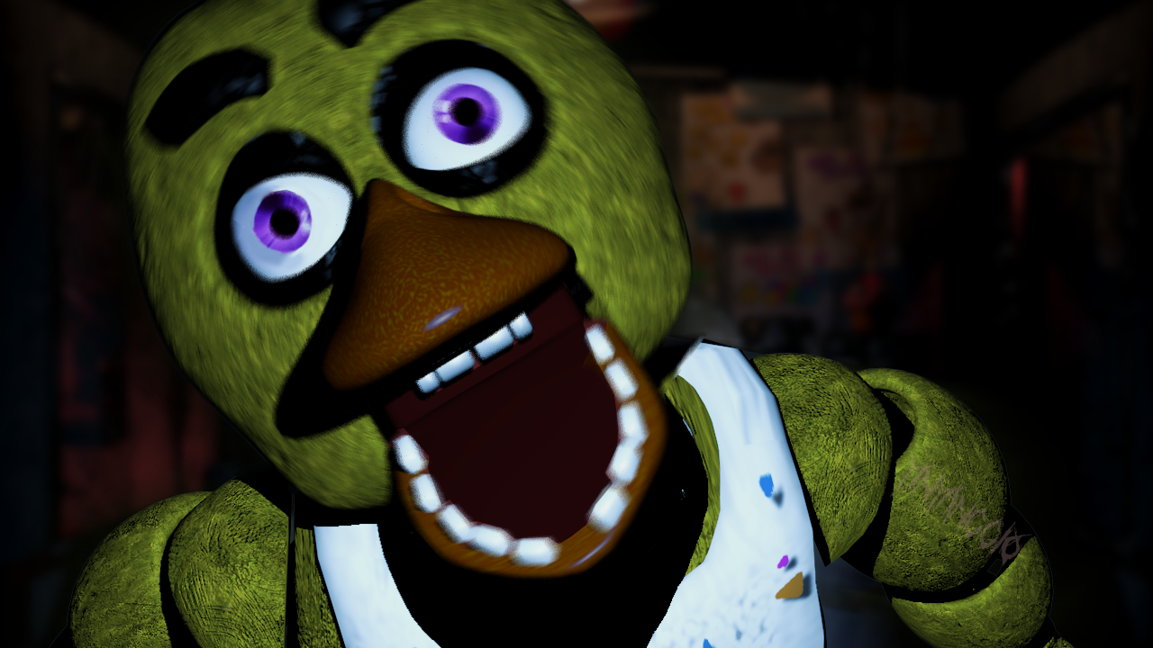 C4D|Remake|Chica Jumpscare