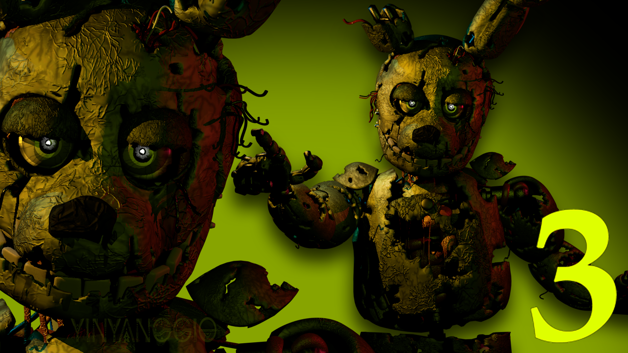 C4D|Test|FNAF 3 Icon Light Test