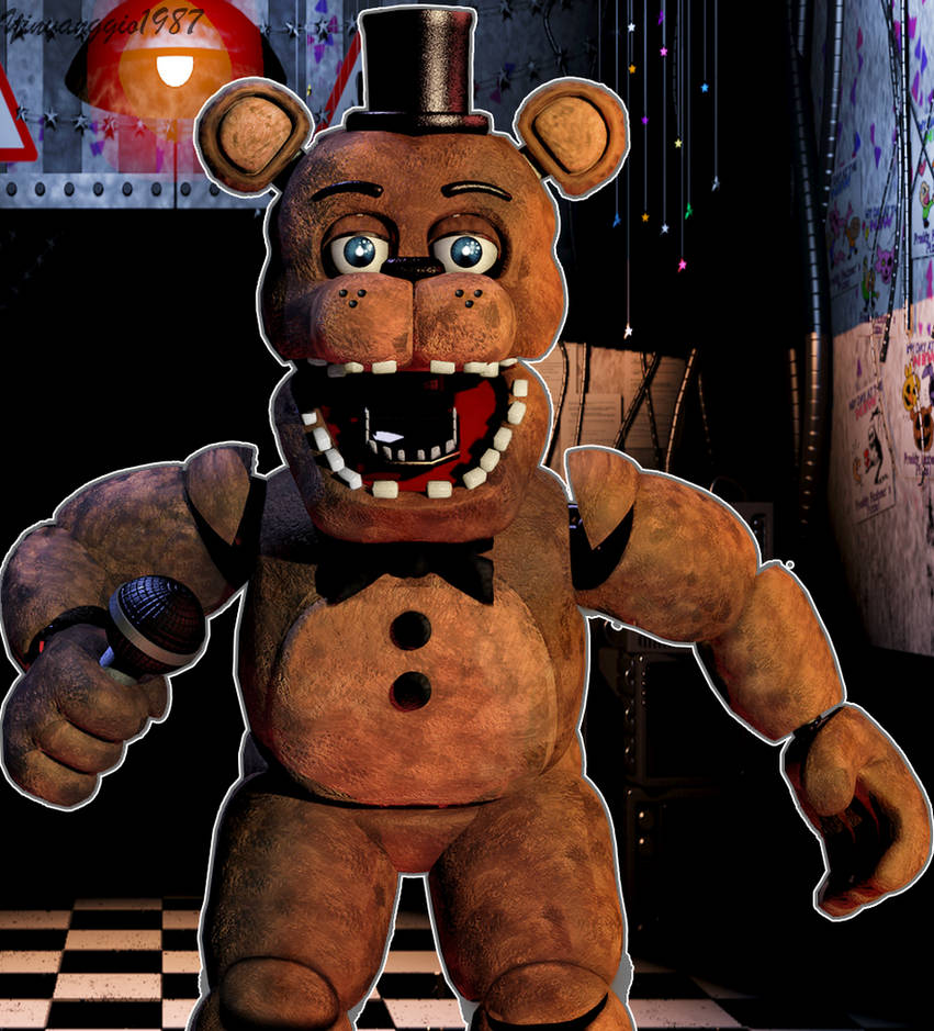 Basic Freddy Edits|Original Freddy by YinyangGio1987 on DeviantArt