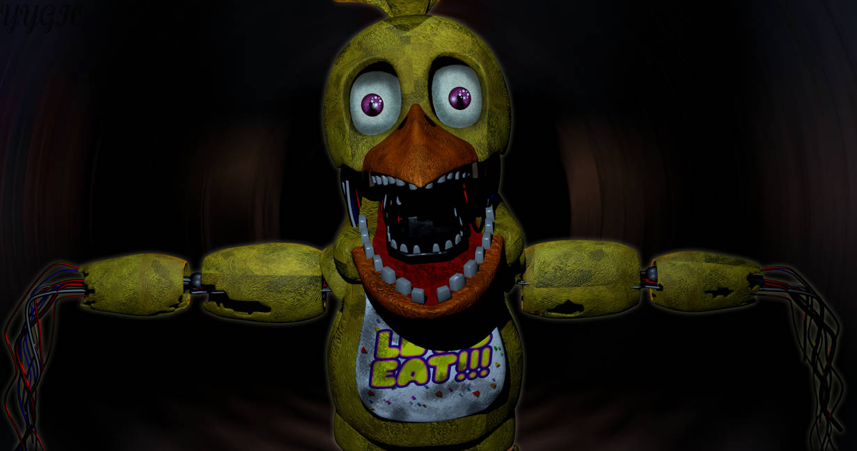 ФНАФ 2 Withered chica