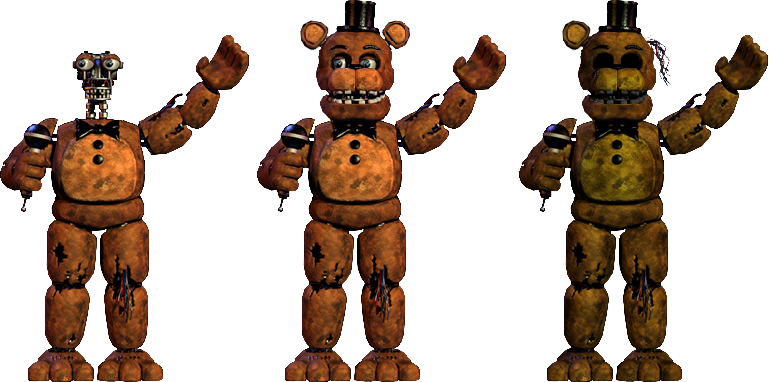 Withered Freddy - Five Nights At Freddy's Withered Freddy Transparent PNG -  768x768 - Free Download on NicePNG