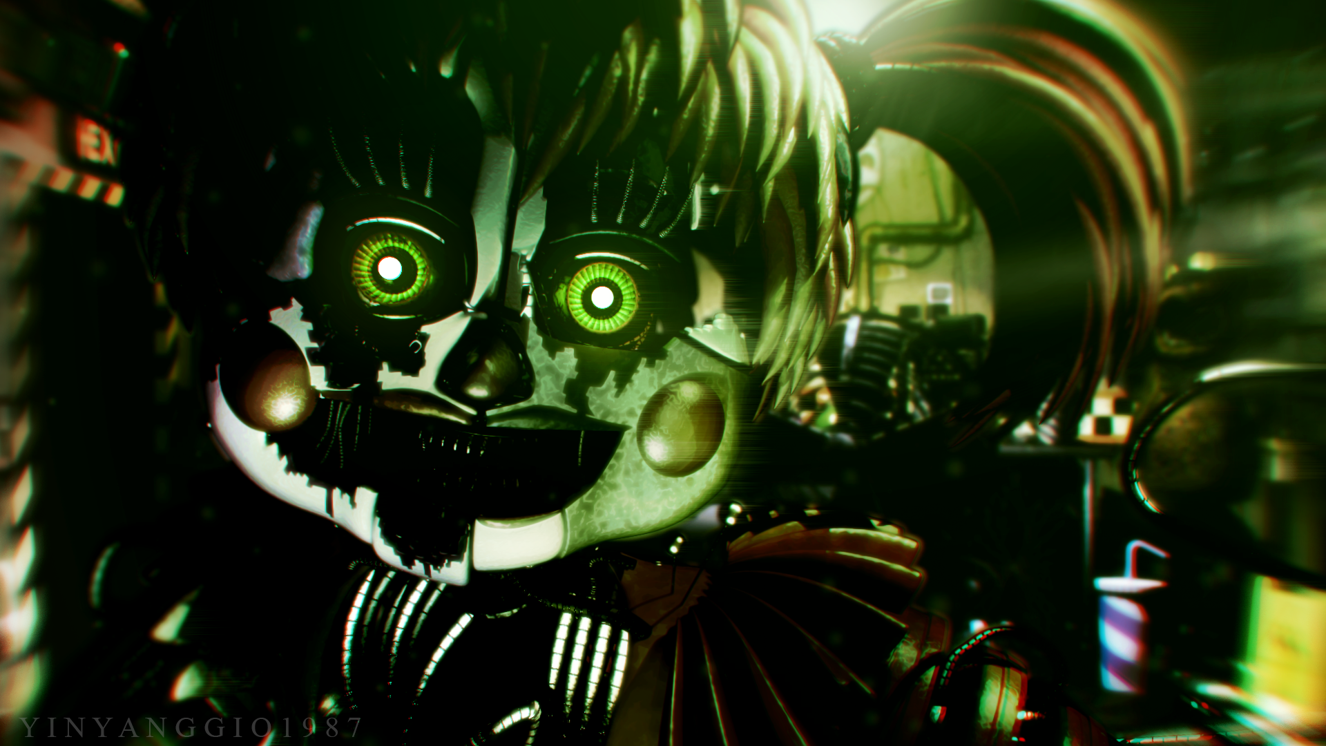 Edits|FFPS|Scrap Baby Custom Night Jumpscare