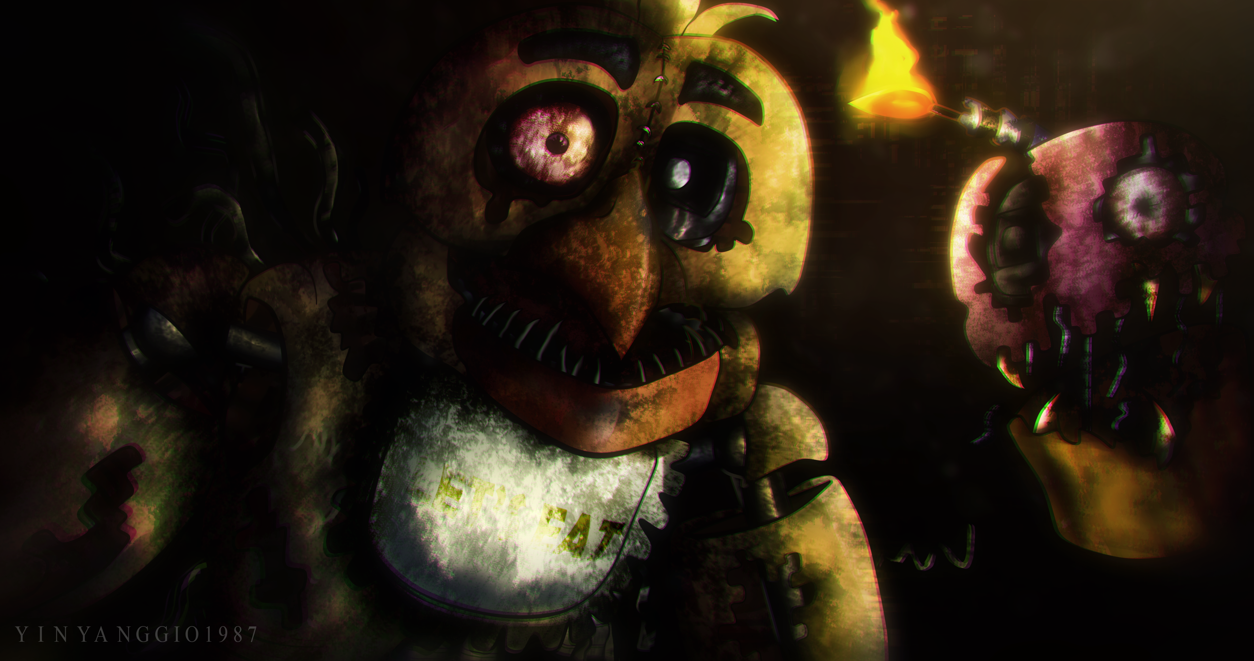 Withered Chica by Mistberg on DeviantArt