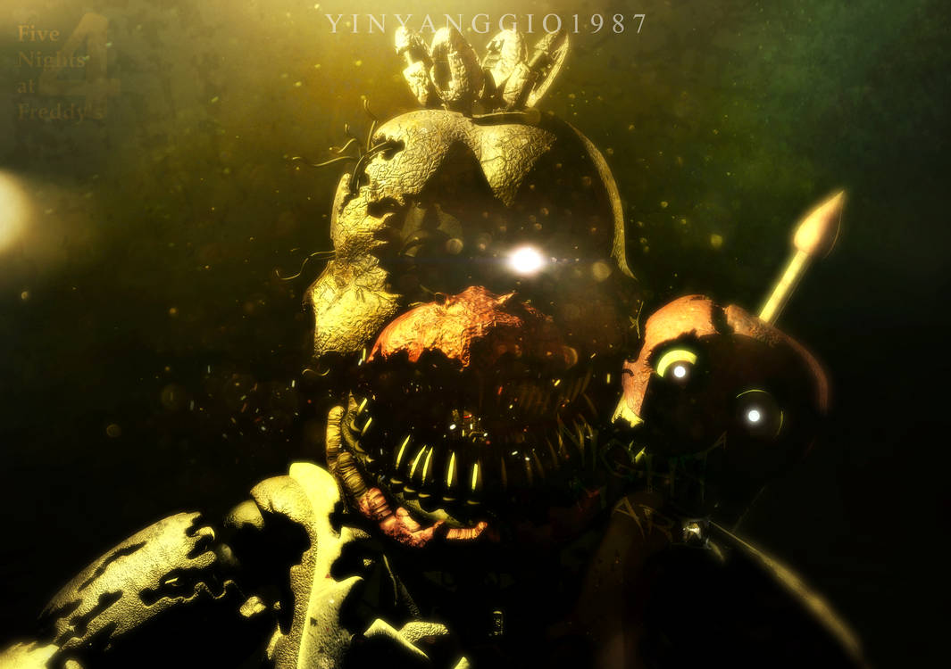 C4D|FNAF4|Teaser|Nightmare Chica Teaser Remastered