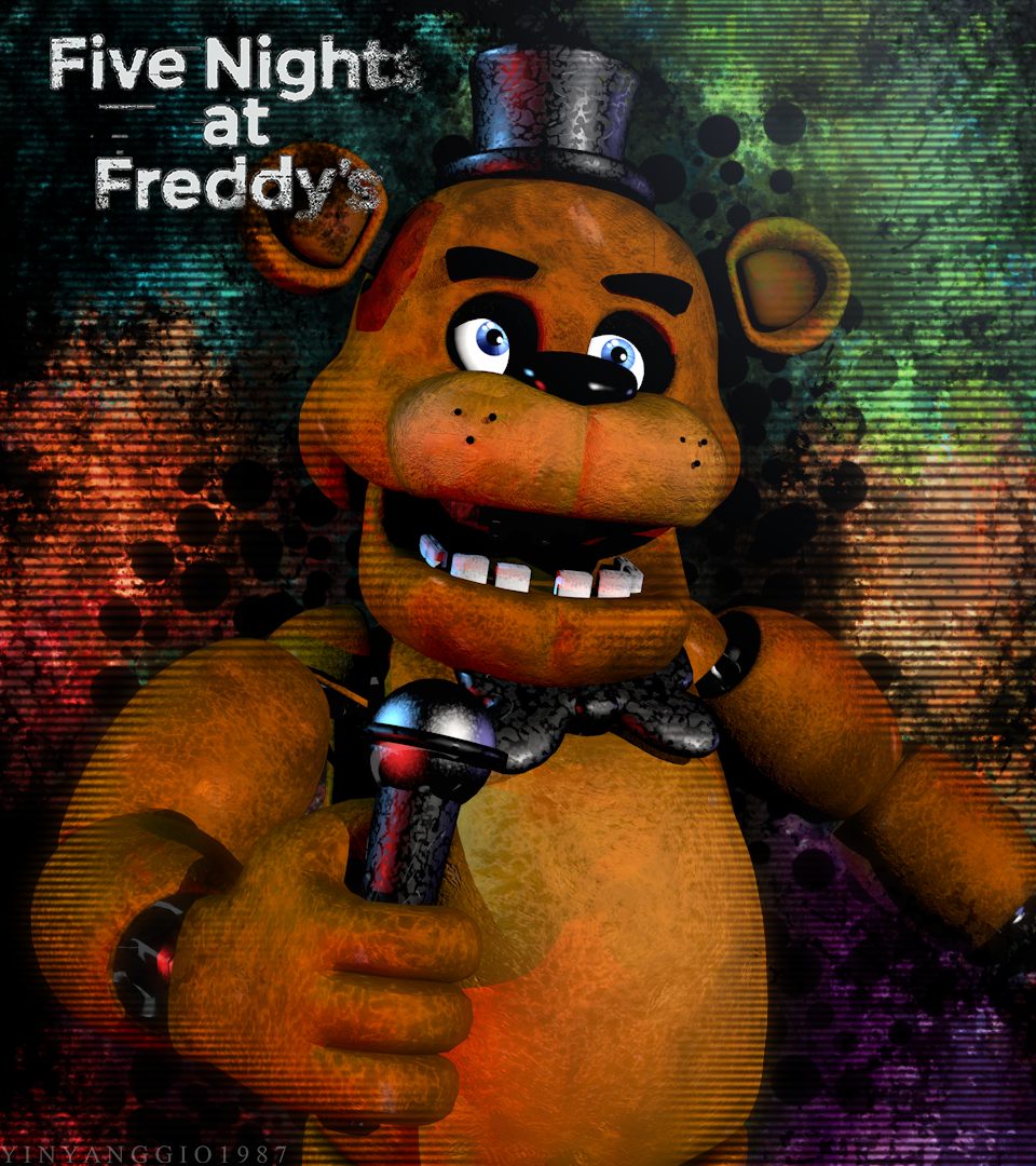 FNaF C4D  FNaF 1 Freddy Fazbear Jumpscare by BrussPictures on DeviantArt