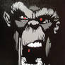 Crazy Monkey Stencil